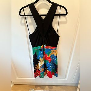 Alice + Olivia Jungle Hibiscus Dress